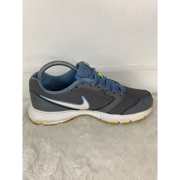 Nike Downshifter 6 Running Shoes Size 8.5 Gray Blue Green 684765-021 Sneakers - Picture 5 of 10